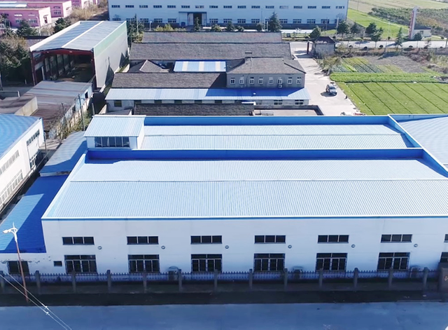 Bird's-eye view of the factory