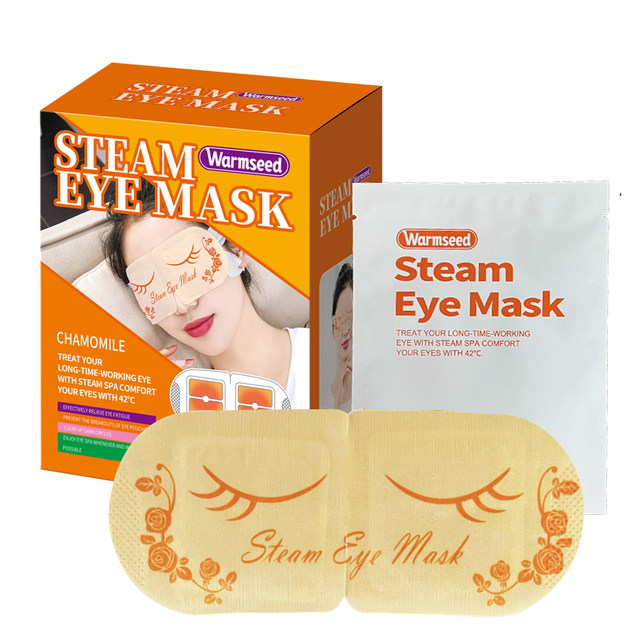Chamomile Custom Fragrance Brand Eye Care To Develop The Production of Hot Compress Steam Eye Mask
