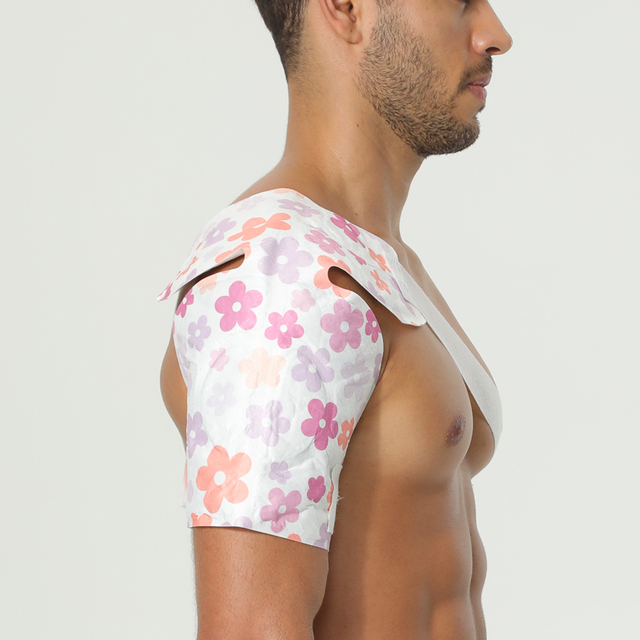 Shoulder & Neck Pain Relief Moxibustion Patch - Self - Heating with Mugwort & Bandage