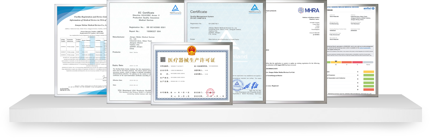 Spontaneous Thermal Products Certificates