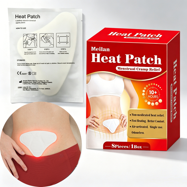 Uterus Heat Therapy Patch Dysmenorrhea Warm Compress Sticker 8 Hours Long Lasting Adhesive Heat Wrap for Menstrual Discomfort Cold Uterus Relief